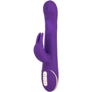 Rabbitvibrator „Quiver“ mit pulsierender Massagekugel im Schaft