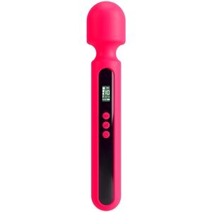 Massagestab „Pink Sunset Wand Vibrator“ mit Digital-Display