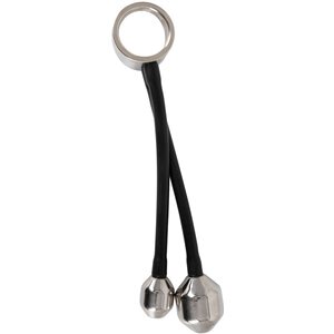 Penisring „Cock ring & Ass plugs“ mit 2 schweren Plug-Gewichten